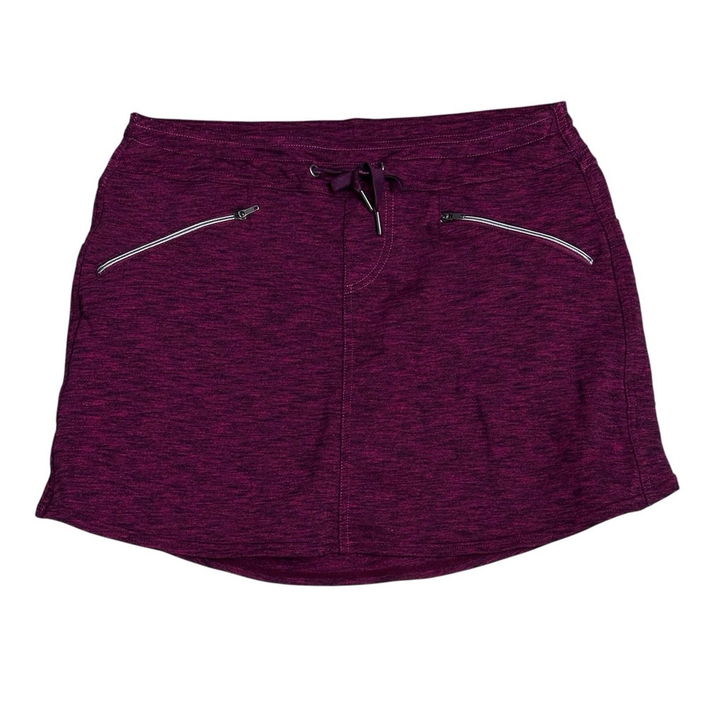 Kuhl Skort Women's X-Small Red Pink Skirt‎ Pockets Drawstring Hiking Outdoors